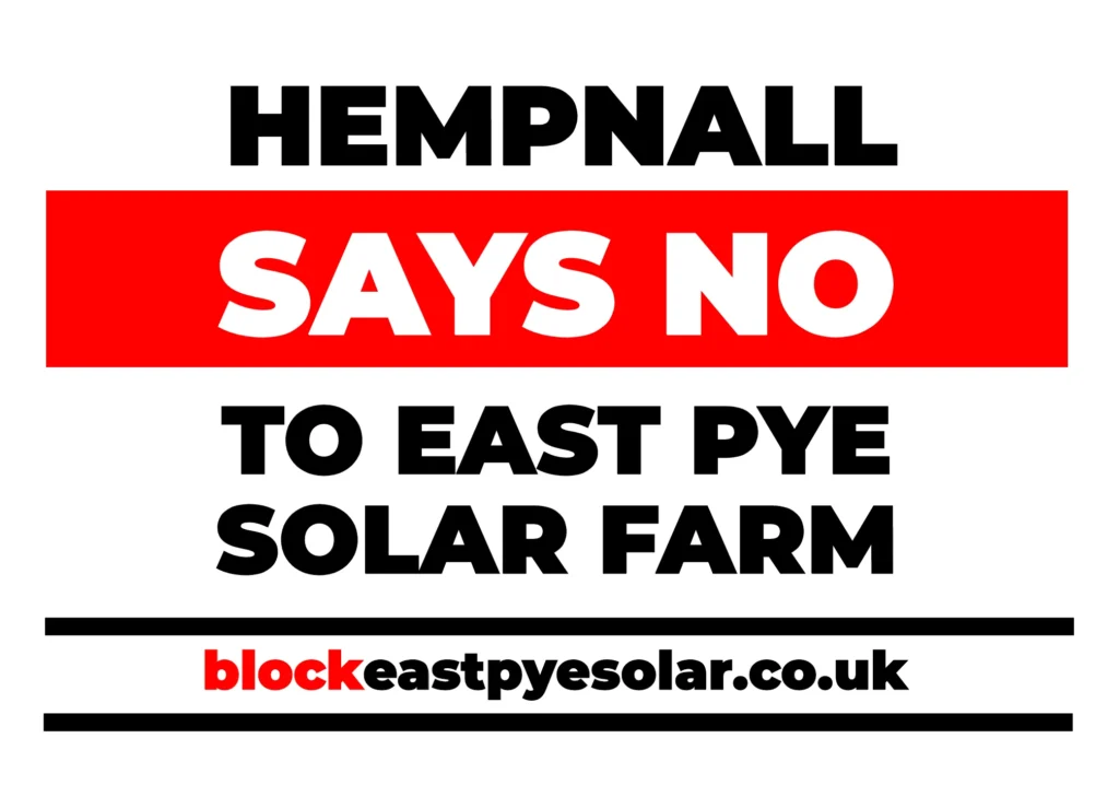 Hempnall Campaign Poster