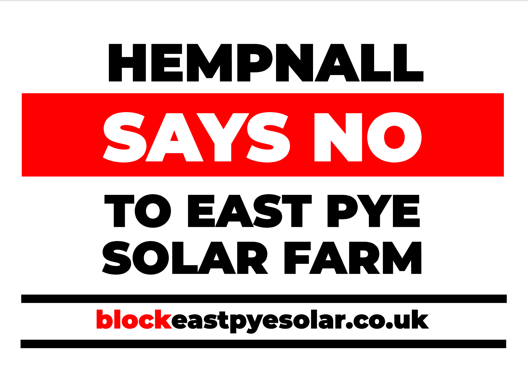 Campaign poster sample